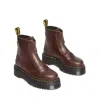 Dr. Martens Jetta Zip Platform Boot In Brown