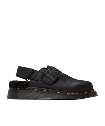 DR. MARTENS' JORGE II PIN-BUTTON DETAIL SANDALS