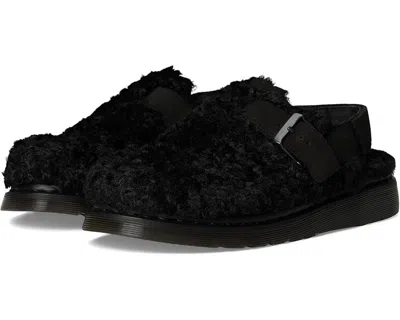Dr. Martens' Jorge Ii R31886001 Mules Men's Black Faux Fur Lined Jobb1674
