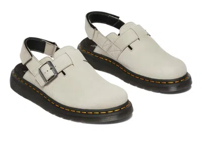 Dr. Martens Jorge Ii R31887773 Mules Menwarm Stone Leather Slingback Zogg2935 In Neutral