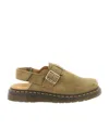Dr. Martens' Herren Jorge Ii Tumbled Nubuck Leder Slingback Mules In Green