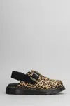 Dr. Martens' Jorge Ii Slipper-mule In Animalier Pony Skin