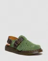 Dr. Martens' Jorge Leder & Wildleder Mules In Braun