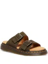 Dr. Martens' Josef Buckled Sandals In Green