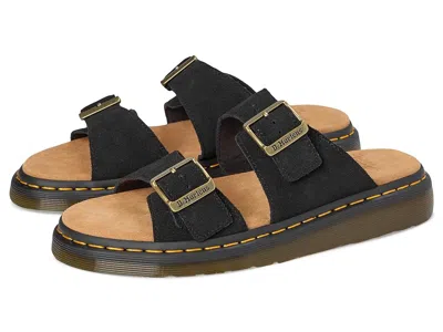 Dr. Martens Josef Buckle-fastening Flat Sandals In Black