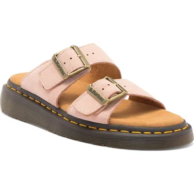 Dr. Martens Josef Slide Sandal In Animal Print