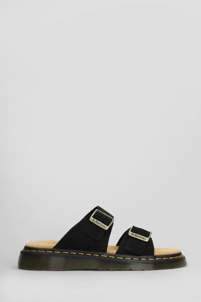Dr. Martens' Josef Slipper-mule In Black Suede