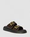 Dr. Martens Josef Two Strap Leather Sandals In Multi