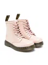 Dr. Martens' Junior 1460 Ankle Boots In Pink