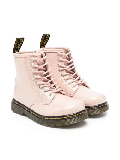 Dr. Martens' Kids' Junior 1460 Ankle Boots In Pink