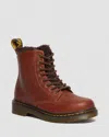 Dr. Martens' Junior 1460 Faux Fur Lined Boots In Brown