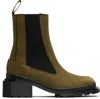 Dr. Martens' Khaki Maybole Buttersoft Leather Chelsea Boots In Dms Olive Buttersoft