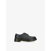 Dr. Martens' Dr. Martens 1461 Kids Junior 3 Eye School Shoes Colour: Black Softy Leather, Size: Junior 2 In Black