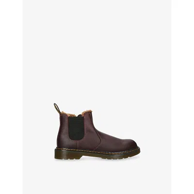 Dr. Martens Kids' 2976 Leonore Leather Chelsea Boots Brown Eur 37 / 4 Uk