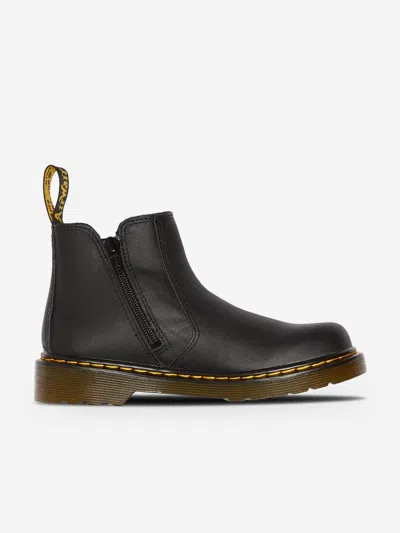 Dr. Martens Dr Martens Kids 2976 Softy T Leather Chelsea Boots In Black
