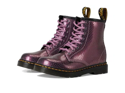 Dr. Martens Kid's Collection 1460 J Kid's Shoes Copper Pink : 1 Uk (us 2 Little Kid) M, Suede/leather