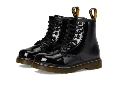 Dr. Martens Kid's Collection 1460 T Kids Shoes Black Patent Lamper : 9 Uk (us 10 Toddler) M, Leather