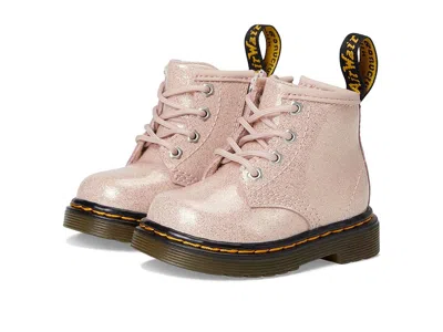 Dr. Martens Kid's Collection 1460 Y Girl's Shoes Powder Pink Glitter: 4 Uk (us 5 Big Kid) M