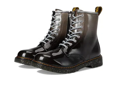 Dr. Martens Kid's Collection 1460 Y Kids Shoes Silver Glitter : 4 Uk (us 5 Big Kid) M, Leather