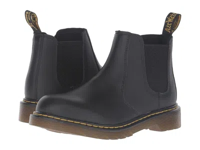 Dr. Martens Kid's Collection 2976 Y Boys Shoes Black : 5 Uk (us 6 Big Kid) M, Full Grain Leather