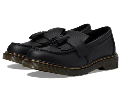 Dr. Martens Kid's Collection Adrian Y Kid's Shoes Black Softy T : 5 Uk (us 6 Big Kid) M, Leather