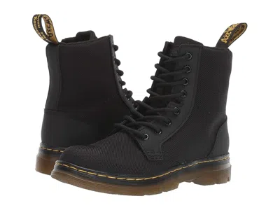 Dr. Martens Kid's Collection Combs J Kid's Shoes Black Extra Tough Nylon/rubbery : 11 Uk (us 12 Little Kid) M, Leather/canvas