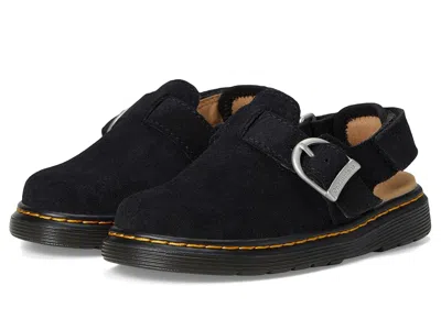 Dr. Martens Kid's Collection Jorgie T Kid's Shoes Black : 9 Uk (us 10 Toddler) M, Suede
