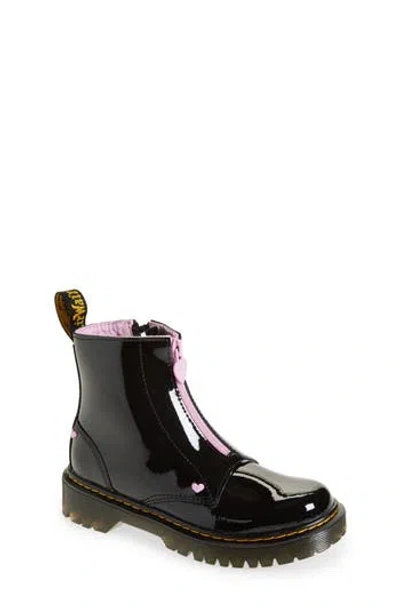 Dr. Martens Kids' Fusion Zip Boot In Black