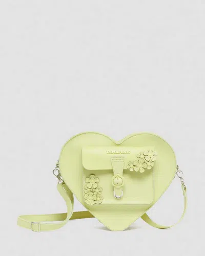 Dr. Martens' Kiev Leather Hardware Heart Shaped Bag In Green