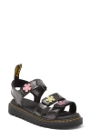 Dr. Martens' Kids' Klaire Sandal In Black/multi