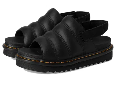Dr. Martens Kole Athena Leather Strap Sandals In Black