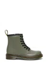 Dr. Martens' Lace Boots 1460 In Green