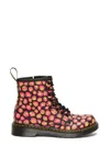 Dr. Martens' Lace Boots 1460 Leopard In Multicolour