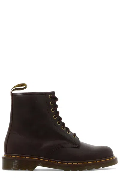 Dr. Martens' Lace-up Ankle Boots In Marrone