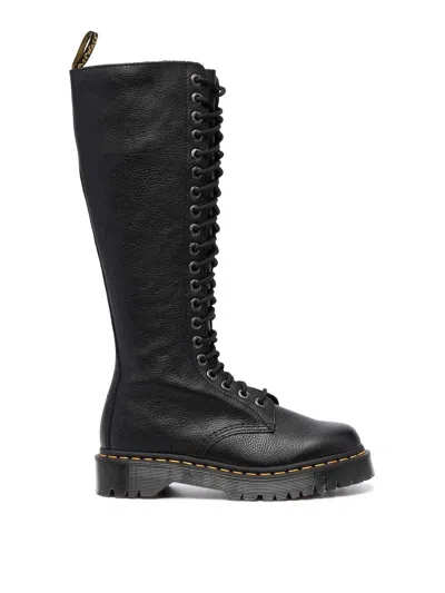 Dr. Martens Lace Up Boots In Black