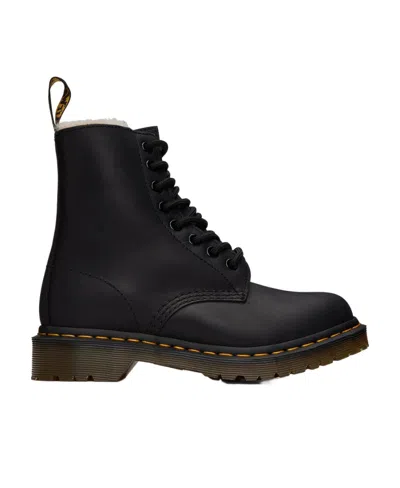 DR. MARTENS' DR. MARTENS 1460 SERENA FAUX-FUR BOOTS
