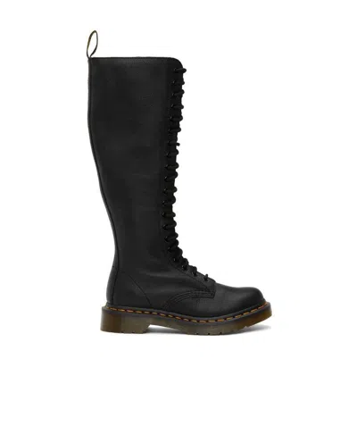 Dr. Martens 1b60 Bex Lace-up Leather Boots In Black