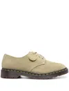 Dr. Martens Lace-up Fastening Leather Shoes In Pale Olive Desert Oasis