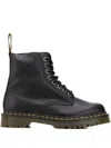 Dr. Martens Lace-up Leather Boots In Black
