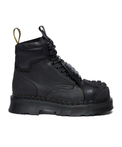 Dr. Martens' Lace-up Martin Boots In Black