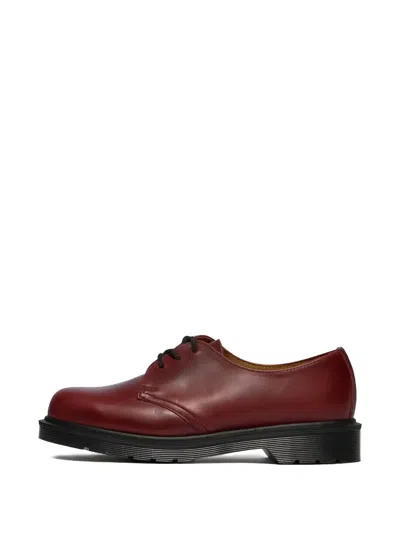 Dr. Martens Lace-up Oxford Shoes In Burgundy