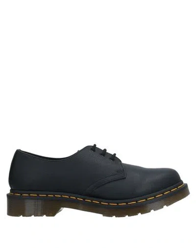 Dr. Martens Black 1461 Quad Oxfords In Black Polished Smooth
