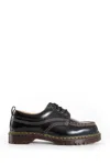 Dr. Martens Moccasin-style Lowell Shoes With Contrast Stitching In Gray