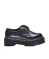 Dr. Martens' 1461 Quad Platform Lace-up Shoes In Black