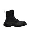 Dr. Martens' Lacing Bare Boots In Black