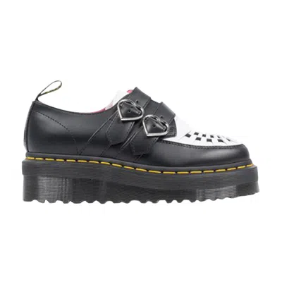 Pre-owned Dr. Martens' Lazy Oaf X Buckle Creeper Low 'black White'
