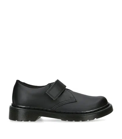 Dr. Martens' Kids' Leather 1461 Kamron School Shoes In Black