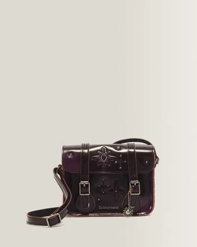 Dr. Martens Leather 7" Satchel Wmg In Purple