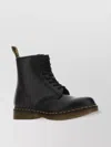 DR. MARTENS' LEATHER ANKLE BOOTS CONTRAST STITCHING