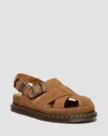 Dr. Martens' Leather Archive Fisherman Suede Sandals In Brown